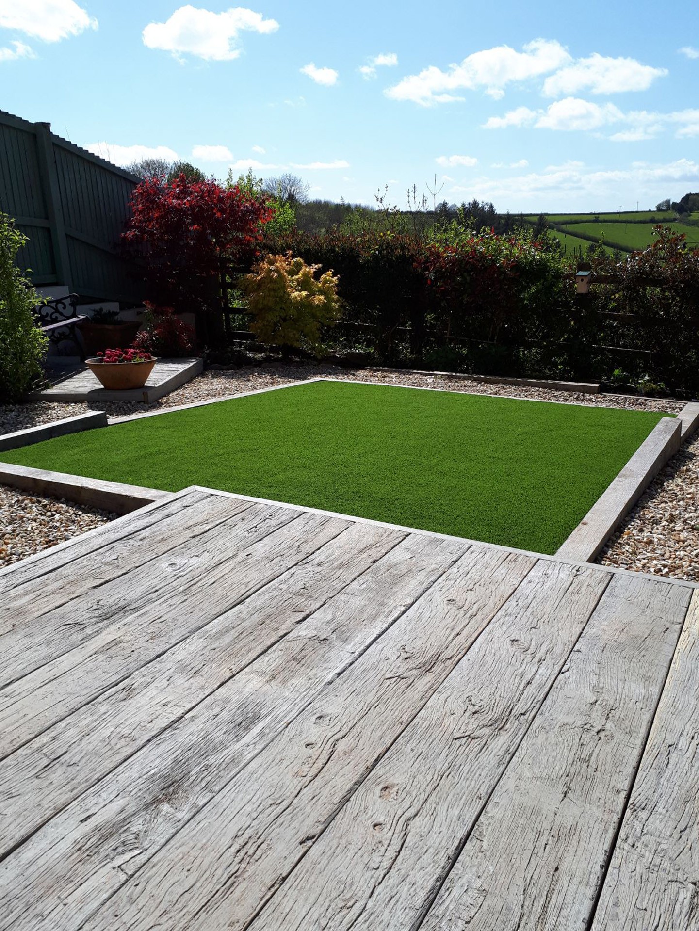 AGI Artificial Grass with Decking