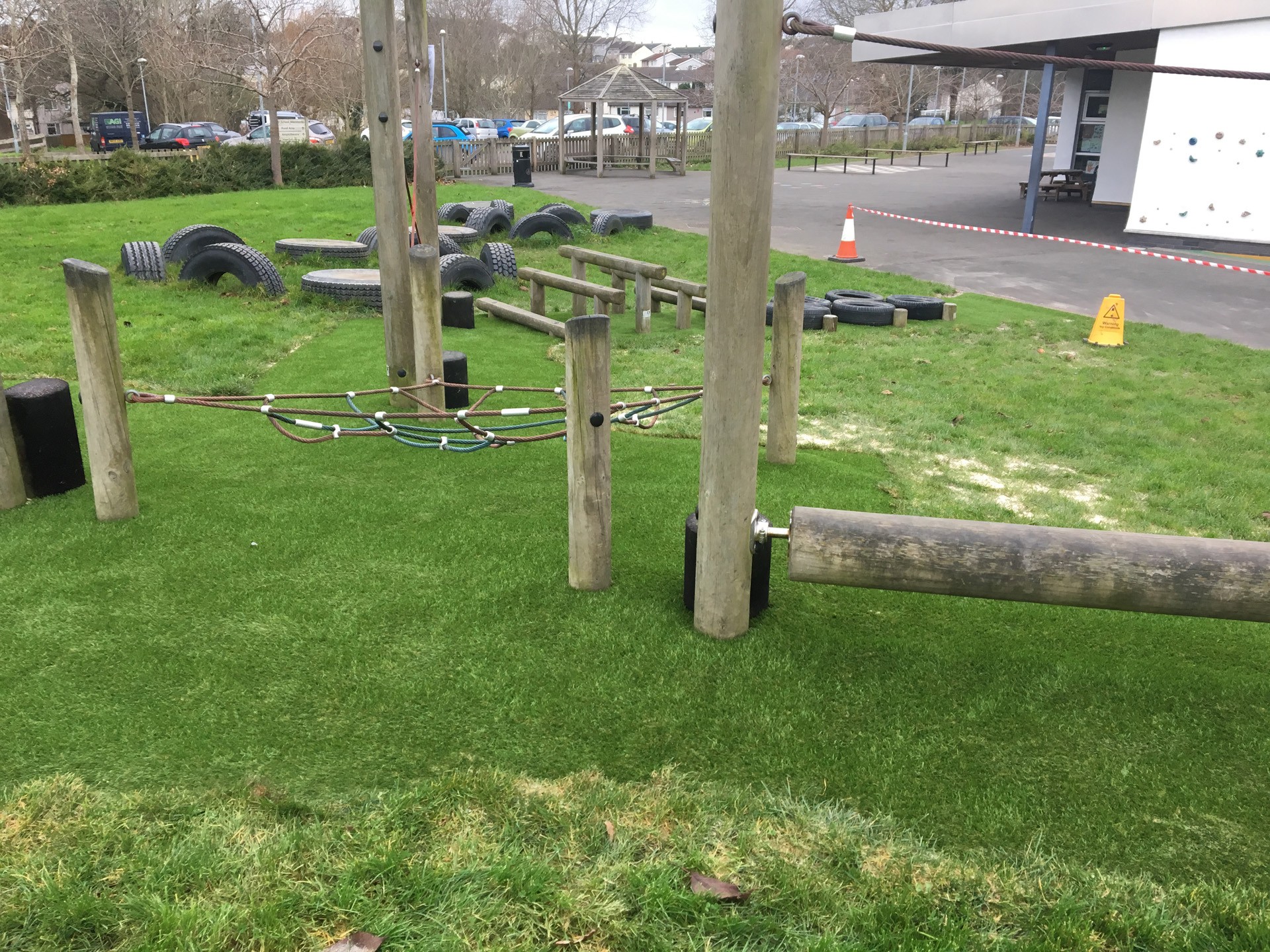 AGI outdoor assault courses with imitation grass